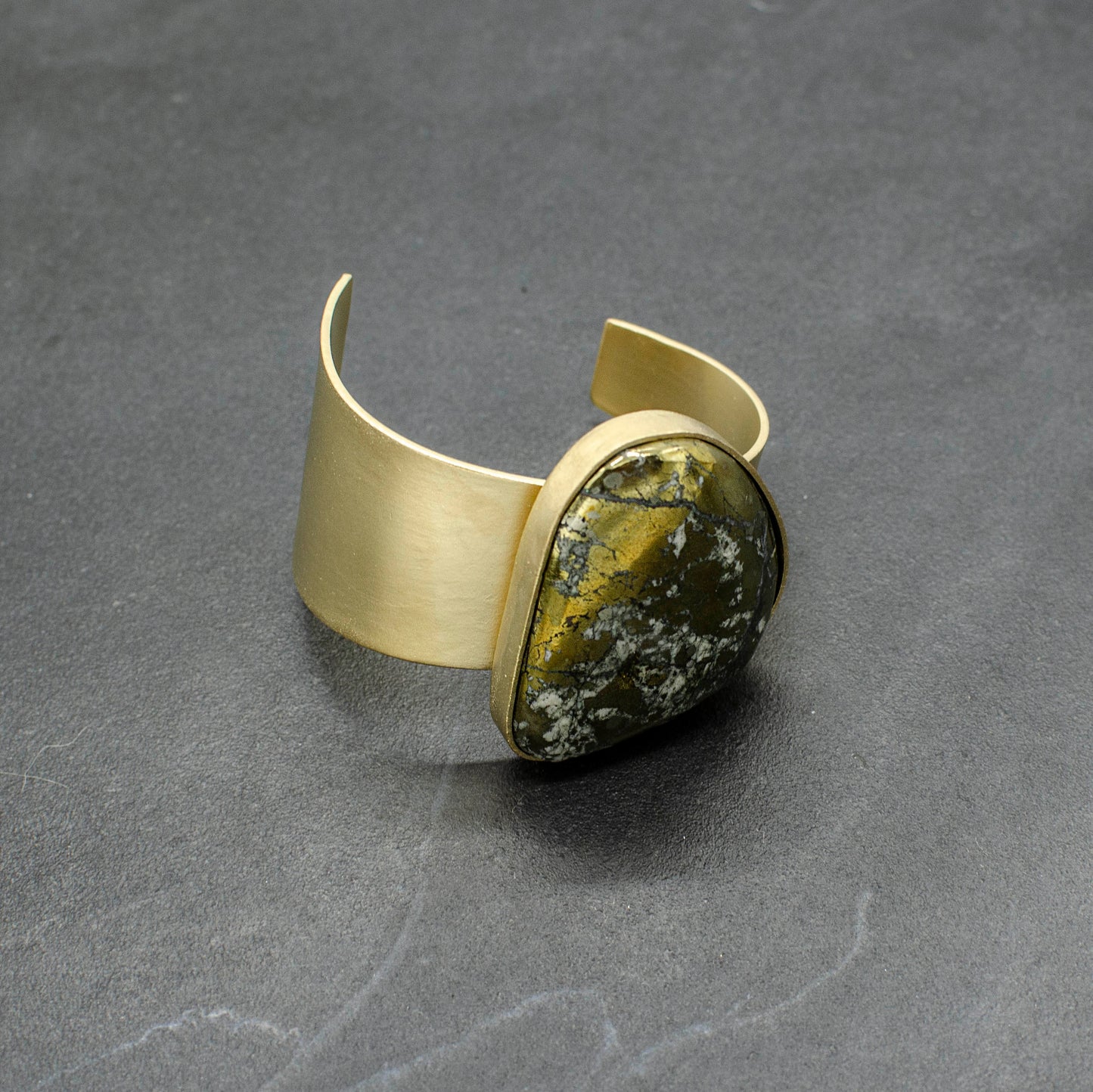 Golden Pyrite Cuff