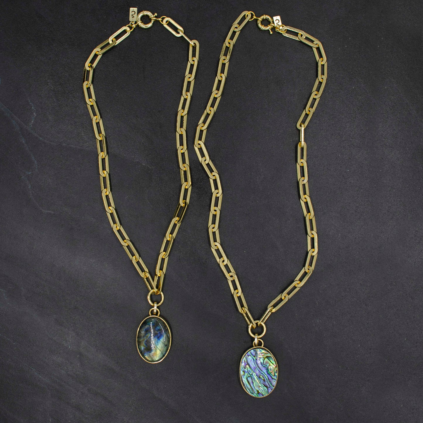 Paperclip Chain Pendant Necklace