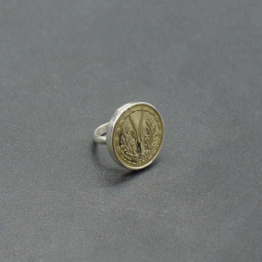 Gazelle Coin Ring- Small