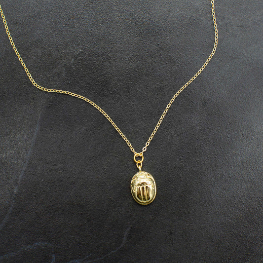 Scarab Pendant Necklace
