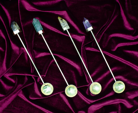 Natural Crystal Point Spoon