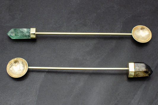 Natural Crystal Point Spoon