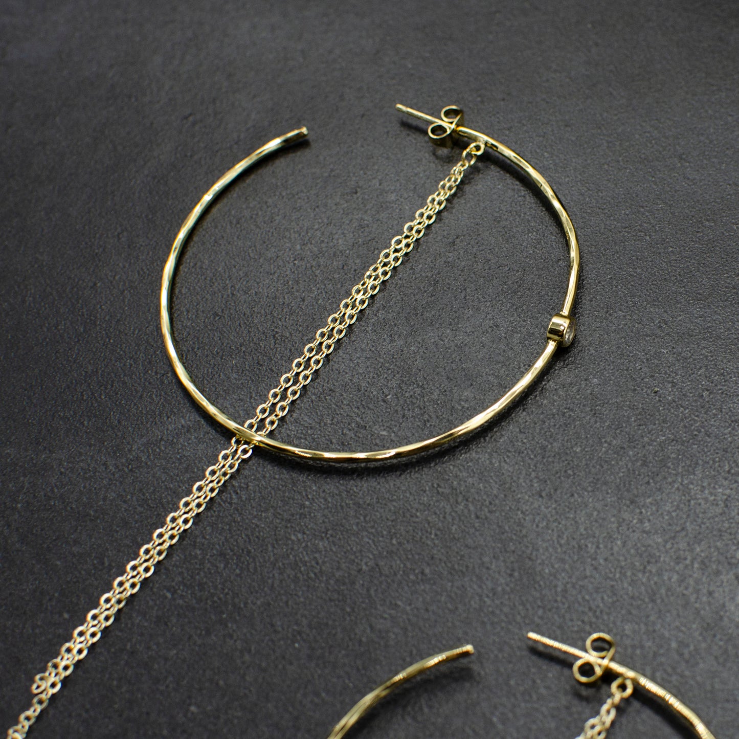 Gold Drop Earrings
