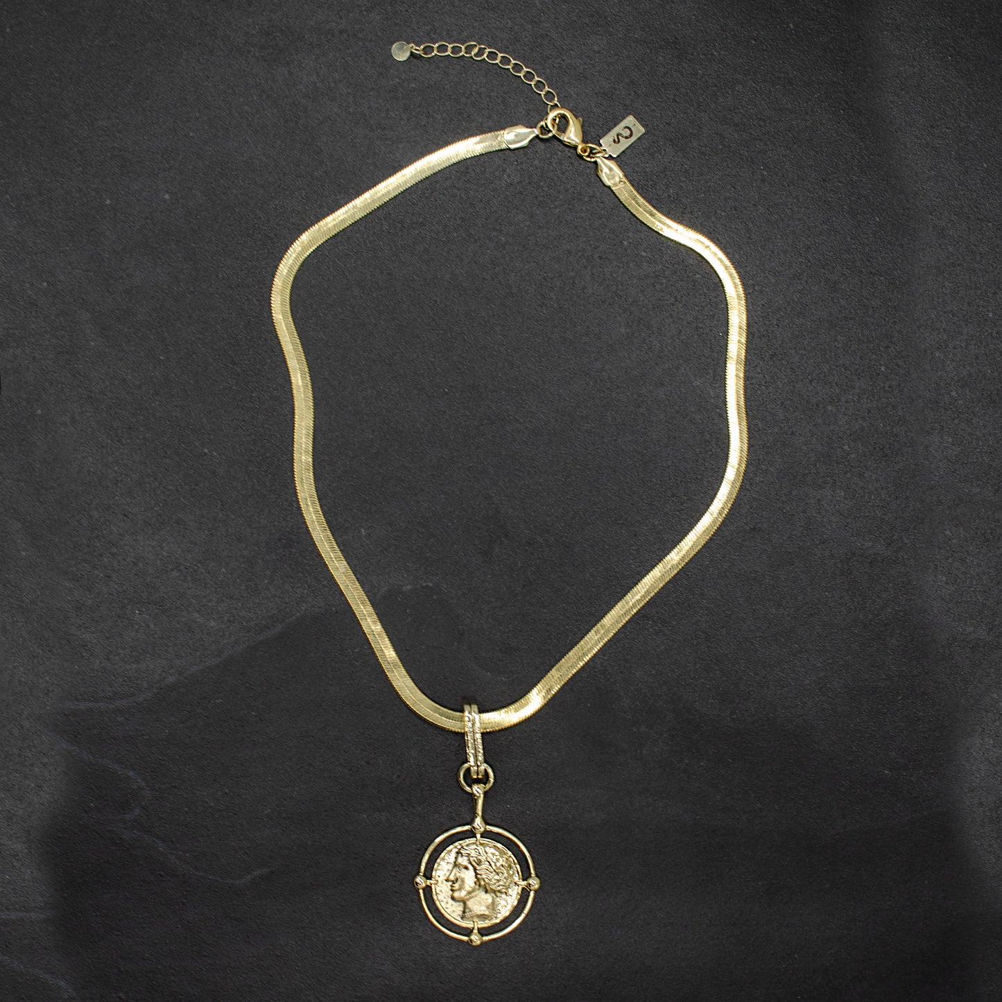 Grecian Coin Necklace