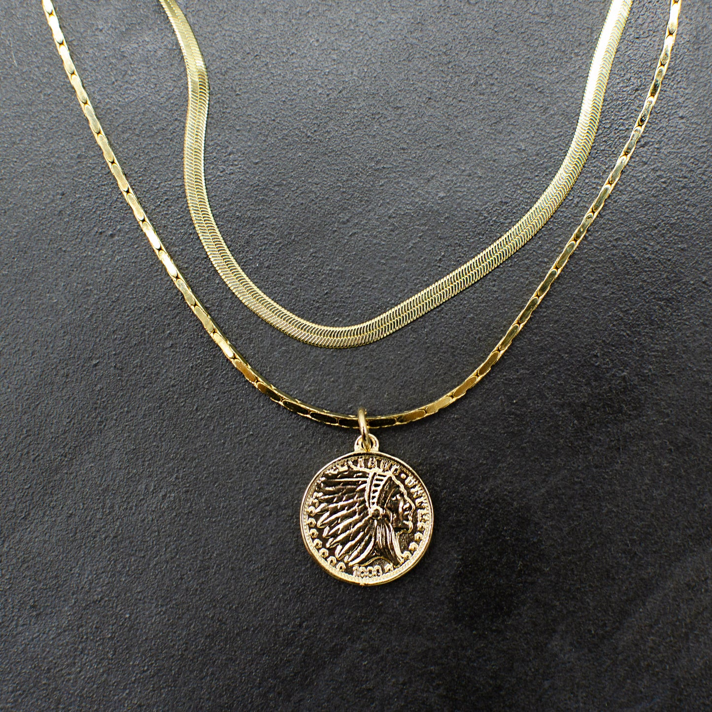Indian Coin Necklace