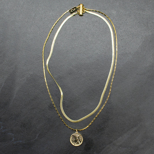 Indian Coin Necklace