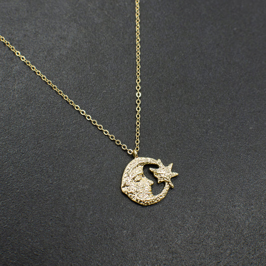 Man on The Moon Necklace
