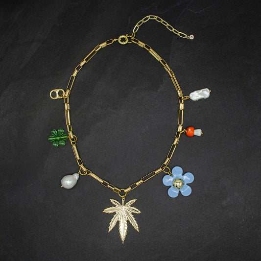 Psychedelic Charm Necklace