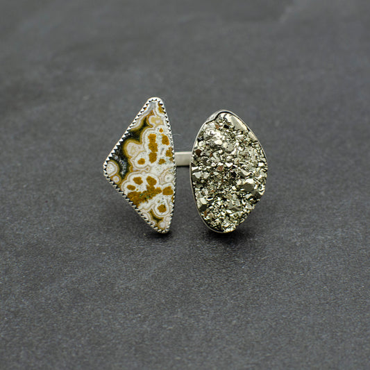 Ocean Jasper Galactic Ring