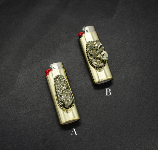 Pyrite Lighter Case