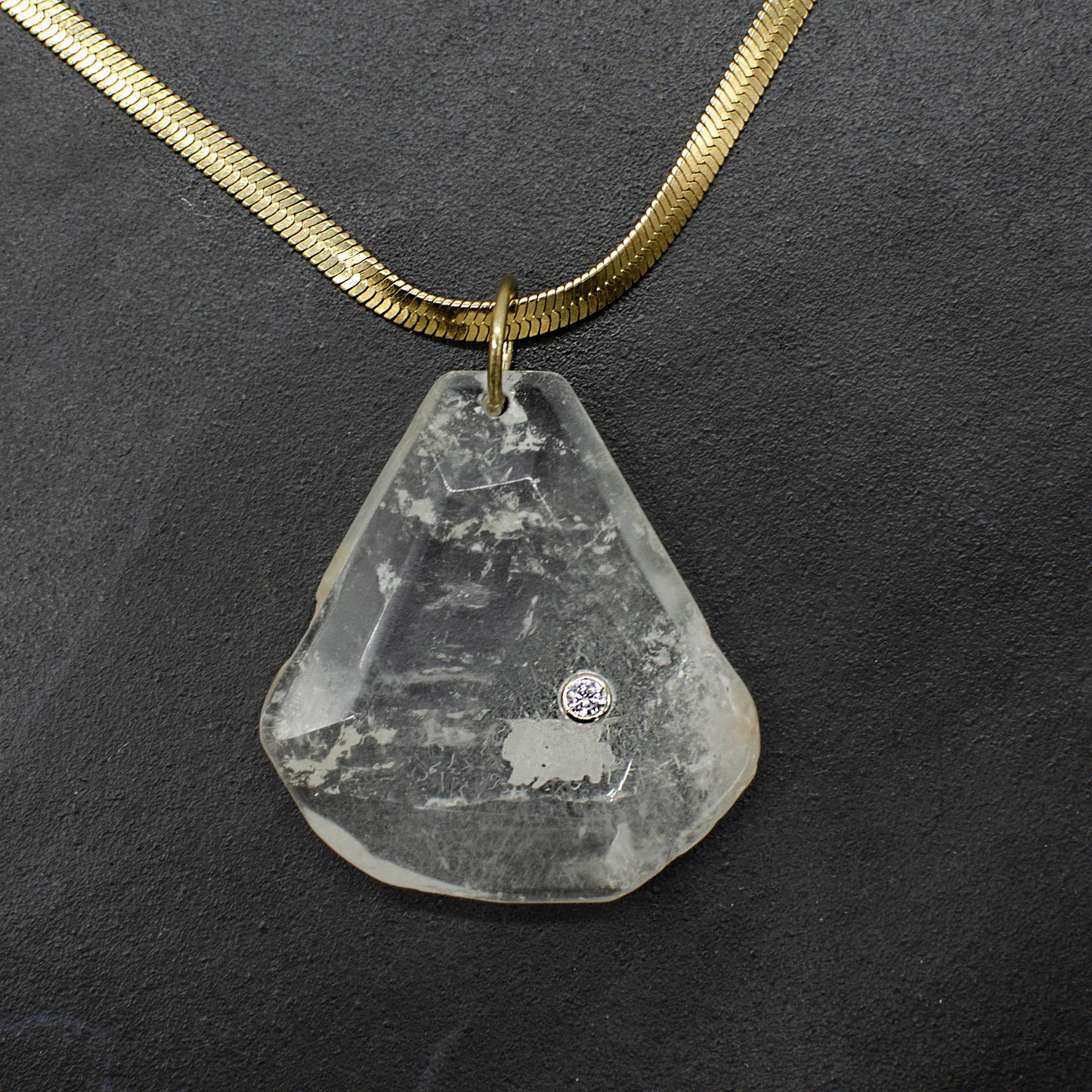 Quartz Inlay Pendant