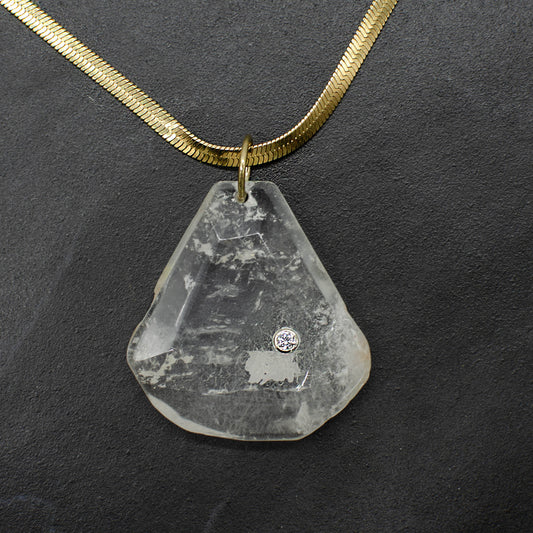Quartz Inlay Pendant