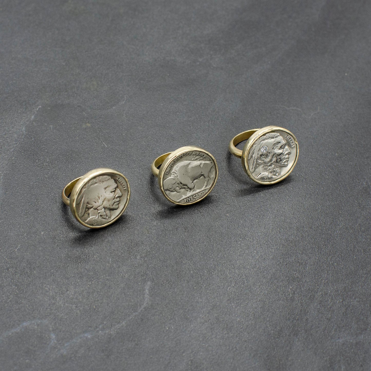 Buffalo Coin Ring